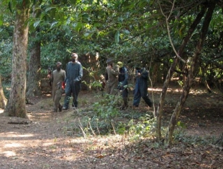Paintball et terrain en foret proche de St Nazaire